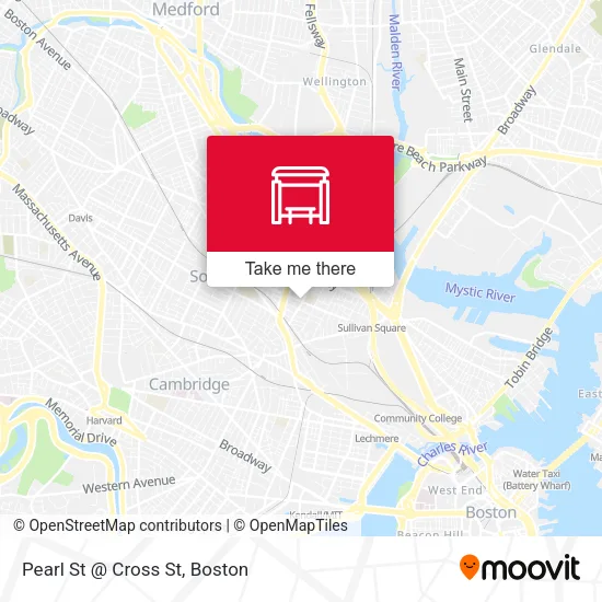 Mapa de Pearl St @ Cross St