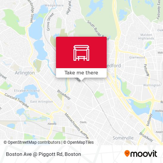 Boston Ave @ Piggott Rd map