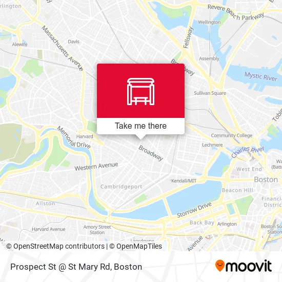 Mapa de Prospect St @ St Mary Rd