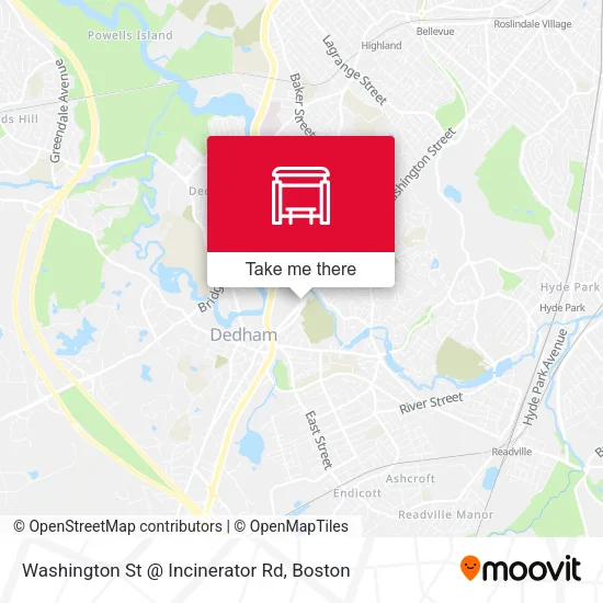 Mapa de Washington St @ Incinerator Rd