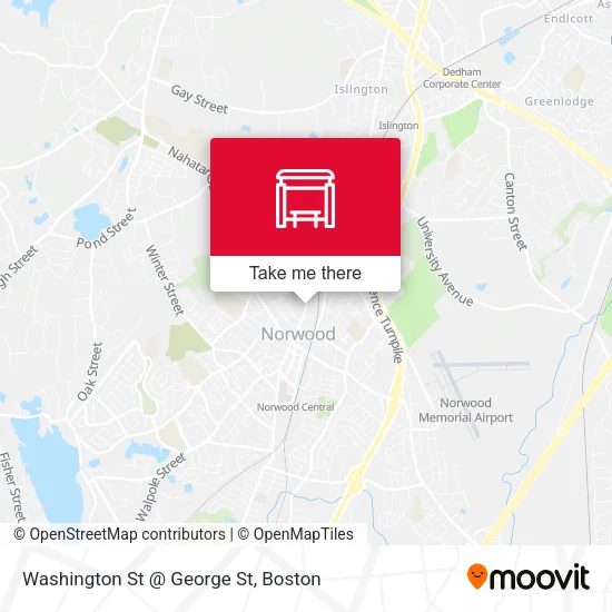 Washington St @ George St map