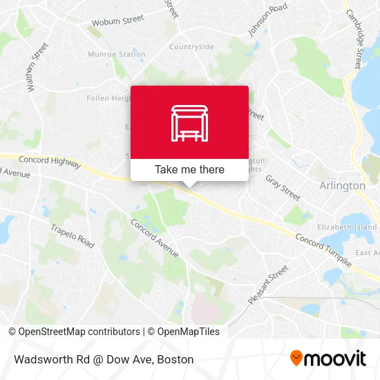 Wadsworth Rd @ Dow Ave map