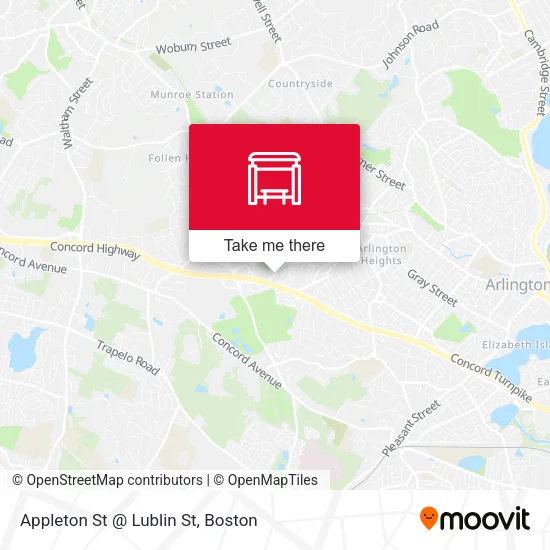 Appleton St @ Lublin St map