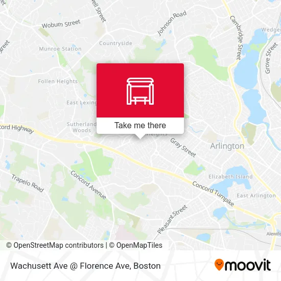 Wachusett Ave @ Florence Ave map