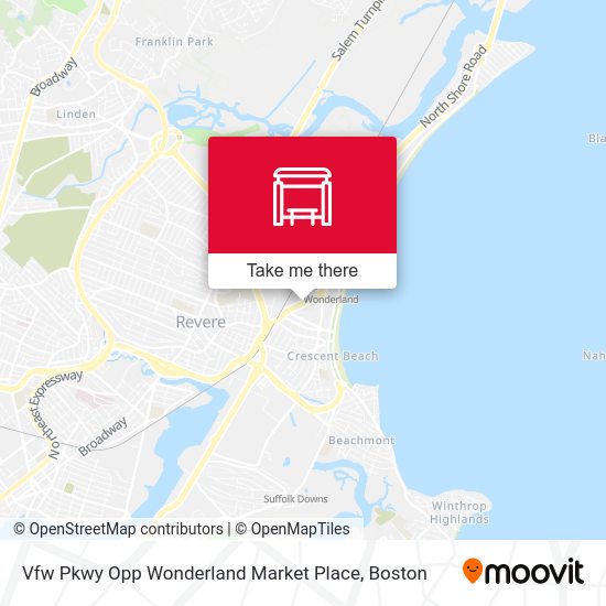 Vfw Pkwy Opp Wonderland Market Place map