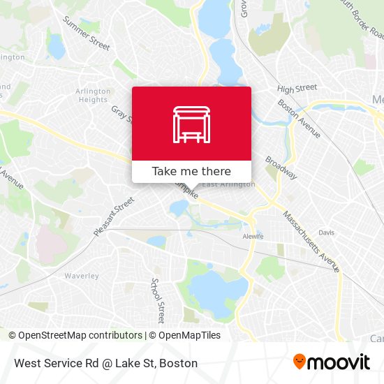 West Service Rd @ Lake St map
