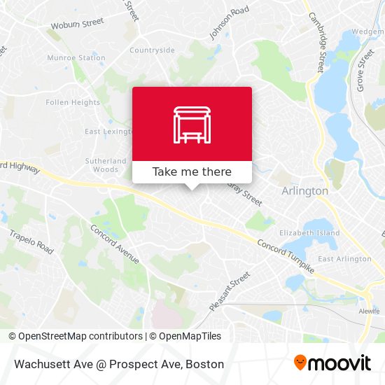 Wachusett Ave @ Prospect Ave map