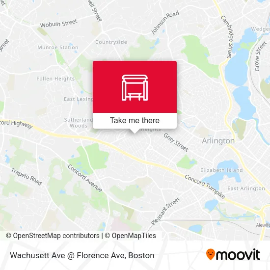 Wachusett Ave @ Florence Ave map