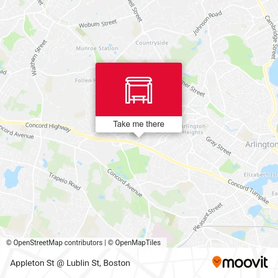 Appleton St @ Lublin St map