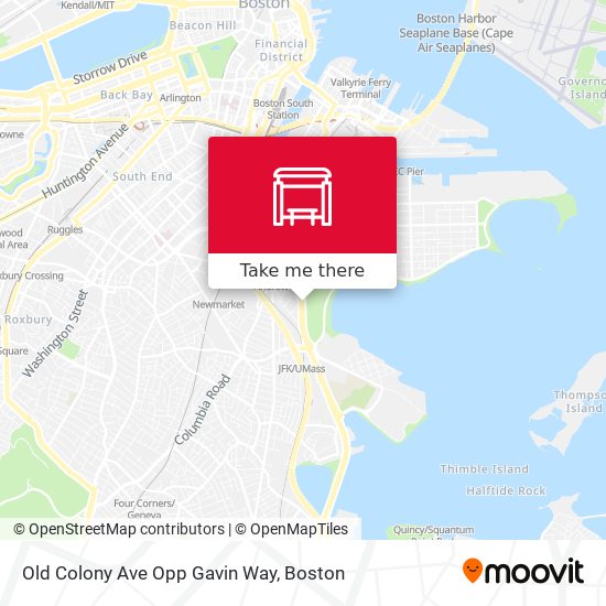 Mapa de Old Colony Ave Opp Gavin Way