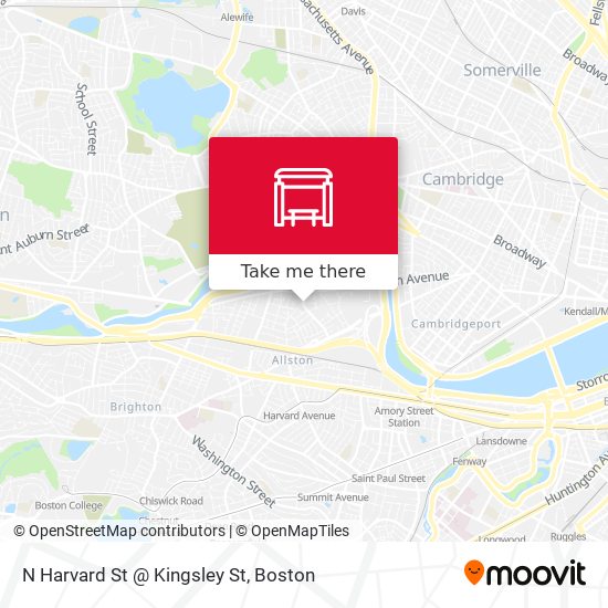 N Harvard St @ Kingsley St map