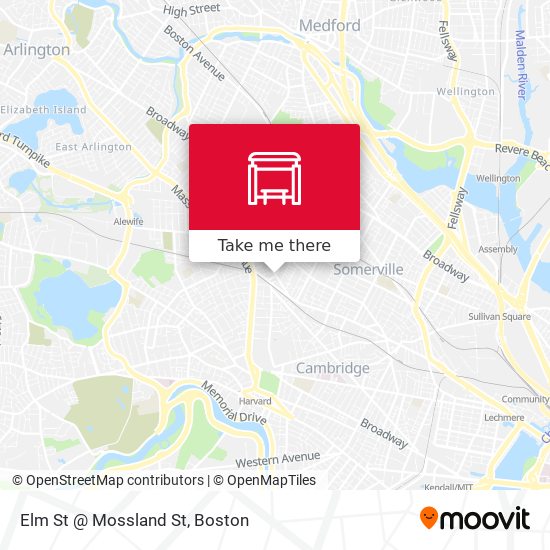Mapa de Elm St @ Mossland St