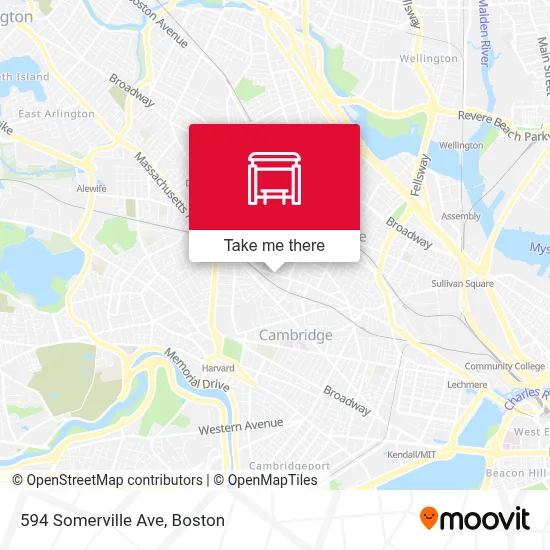 594 Somerville Ave map
