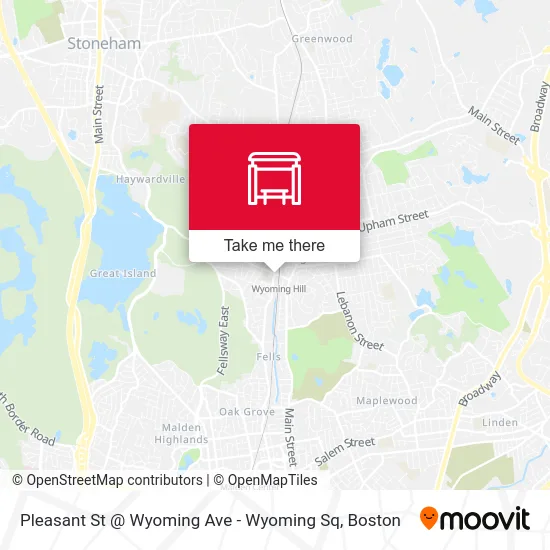 Pleasant St @ Wyoming Ave - Wyoming Sq map