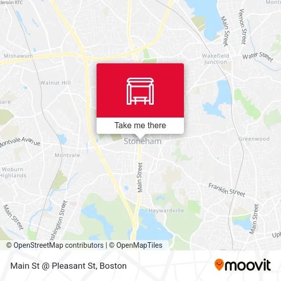 Main St @ Pleasant St map