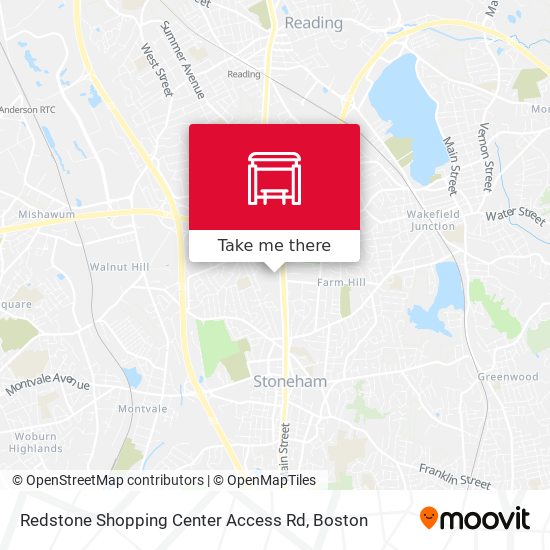 Mapa de Redstone Shopping Center Access Rd