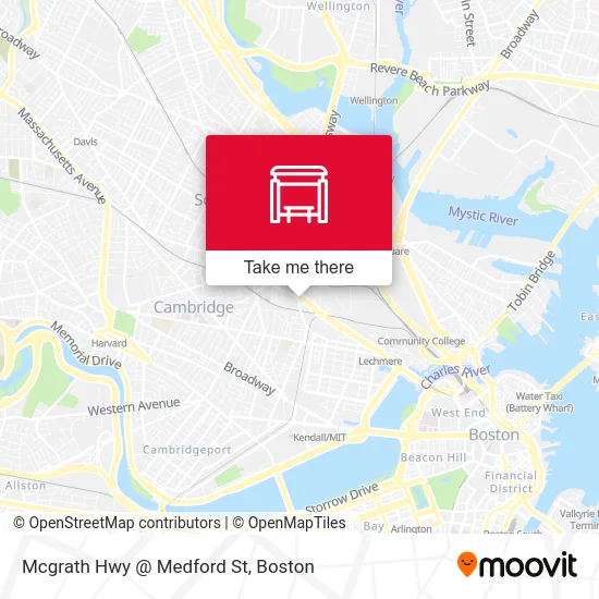 Mcgrath Hwy @ Medford St map