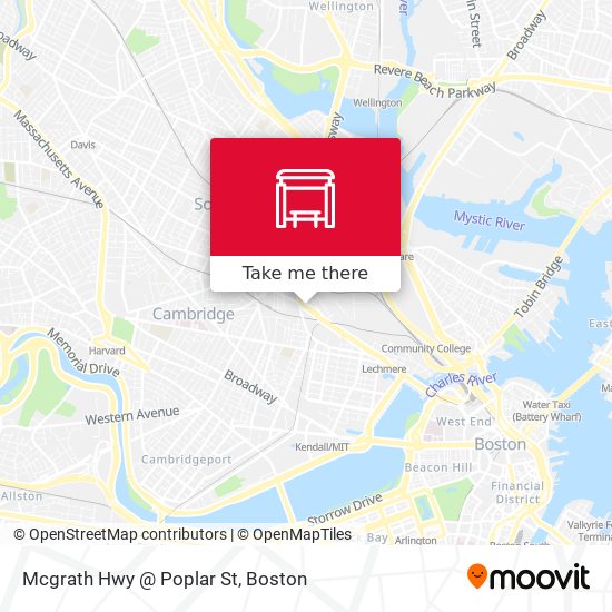 Mapa de Mcgrath Hwy @ Poplar St