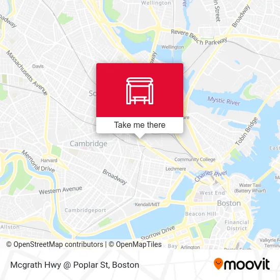 Mcgrath Hwy @ Poplar St map