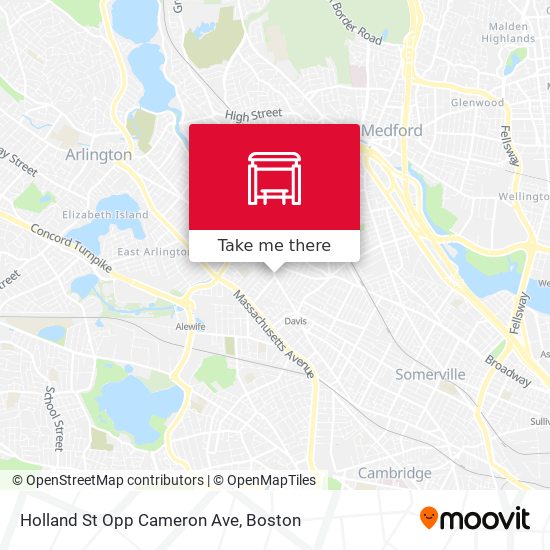 Holland St Opp Cameron Ave map