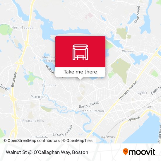 Mapa de Walnut St @ O'Callaghan Way