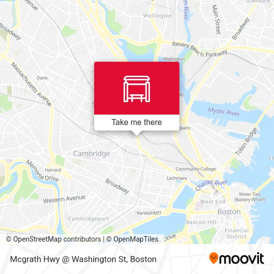 Mapa de Mcgrath Hwy @ Washington St