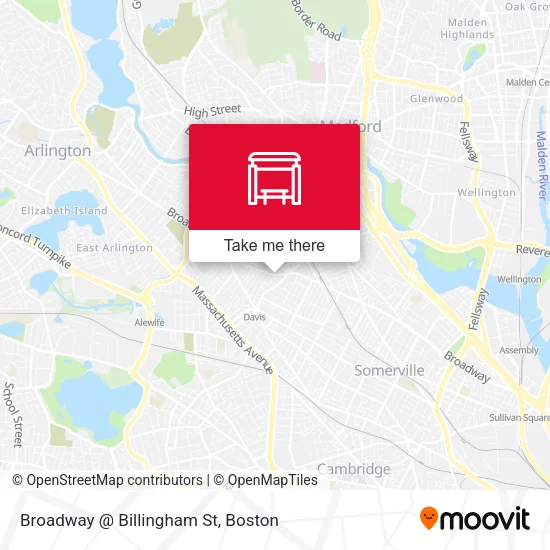 Mapa de Broadway @ Billingham St