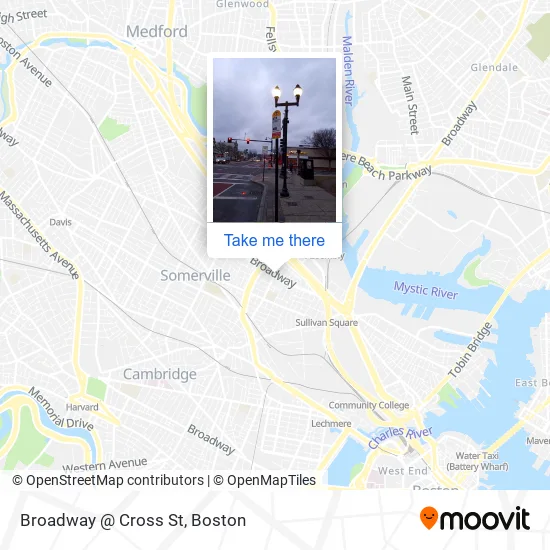 Mapa de Broadway @ Cross St