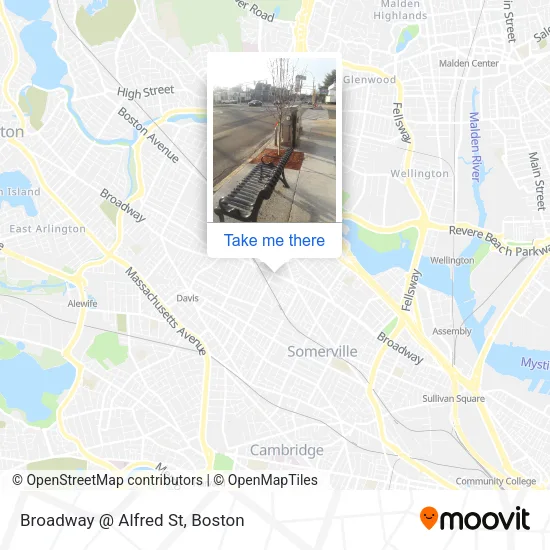 Mapa de Broadway @ Alfred St
