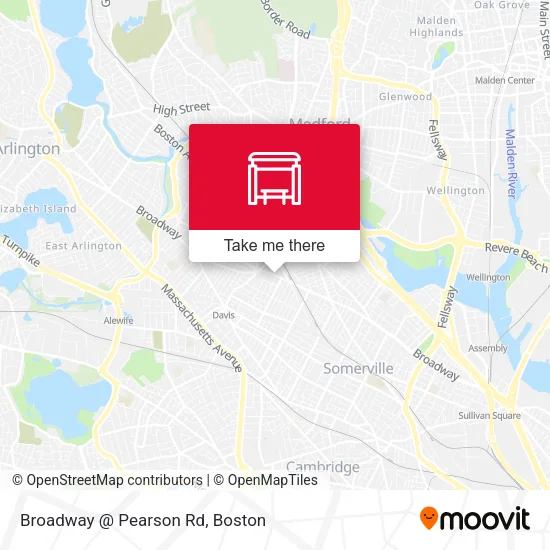 Broadway @ Pearson Rd map