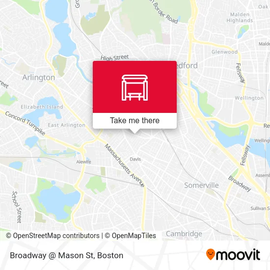 Mapa de Broadway @ Mason St