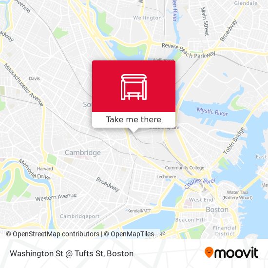 Mapa de Washington St @ Tufts St