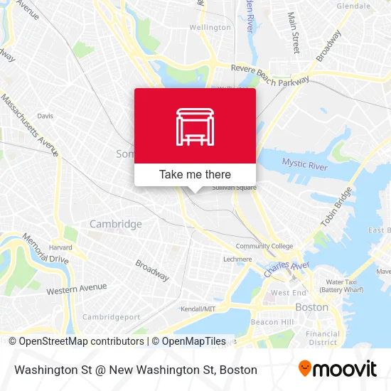 Washington St @ New Washington St map