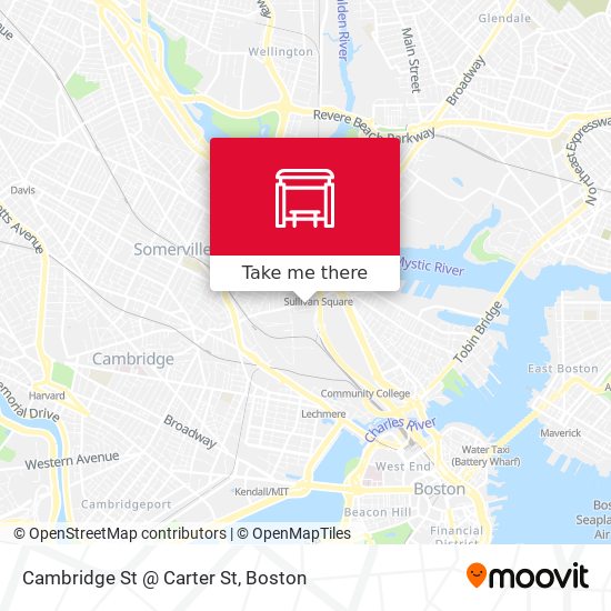 Cambridge St @ Carter St map