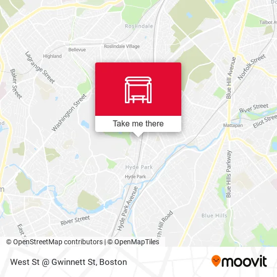 Mapa de West St @ Gwinnett St