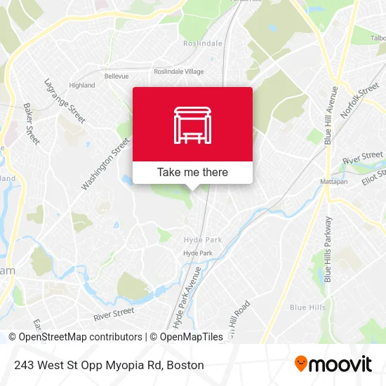243 West St Opp Myopia Rd map