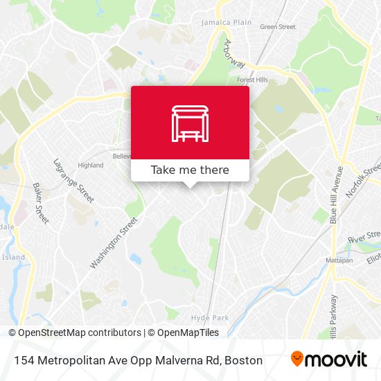 154 Metropolitan Ave Opp Malverna Rd map