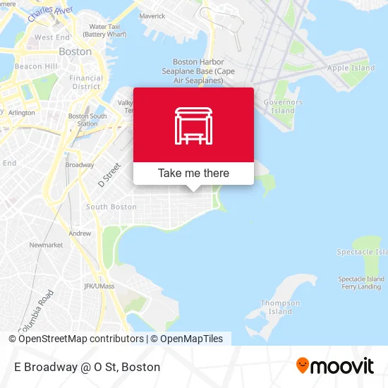 Mapa de E Broadway @ O St