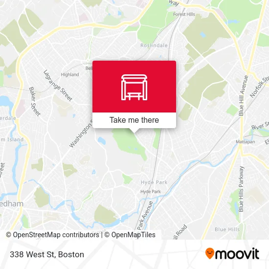 338 West St map