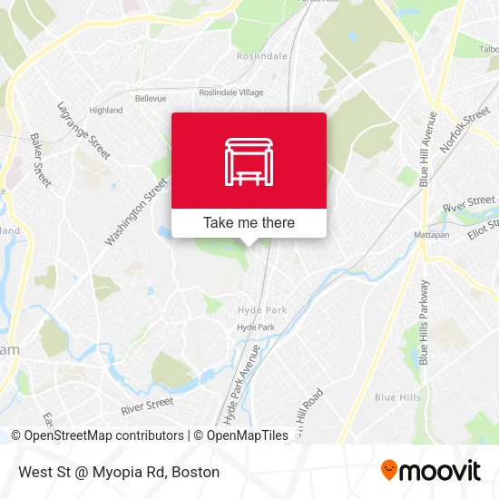 West St @ Myopia Rd map
