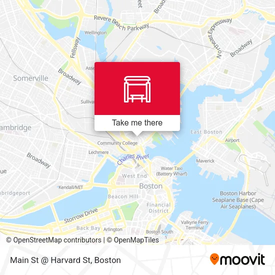Mapa de Main St @ Harvard St