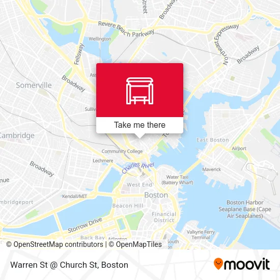 Mapa de Warren St @ Church St