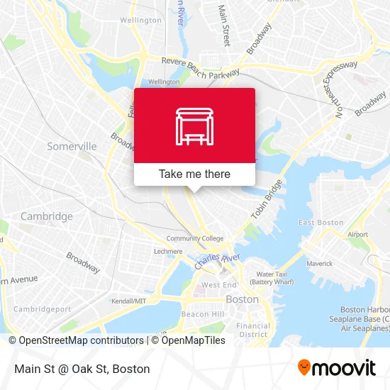 Mapa de Main St @ Oak St