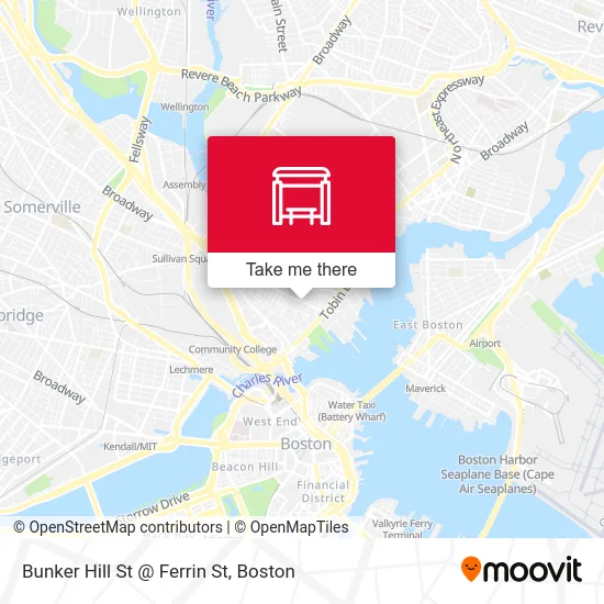 Bunker Hill St @ Ferrin St map