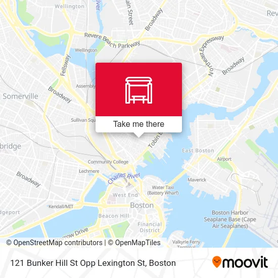 121 Bunker Hill St Opp Lexington St map