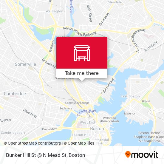 Mapa de Bunker Hill St @ N Mead St