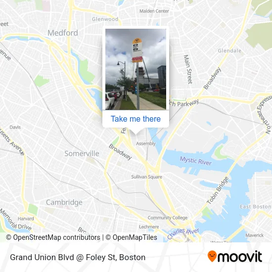 Mapa de Grand Union Blvd @ Foley St