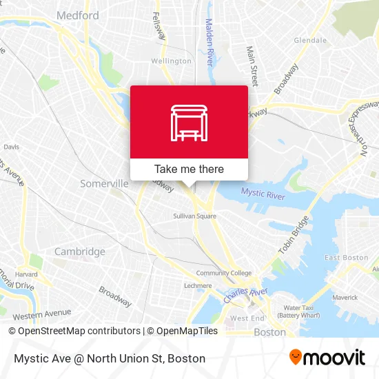 Mapa de Mystic Ave @ North Union St