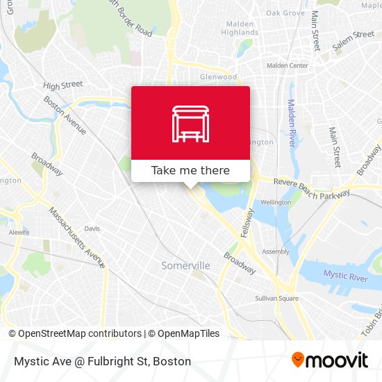 Mystic Ave @ Fulbright St map