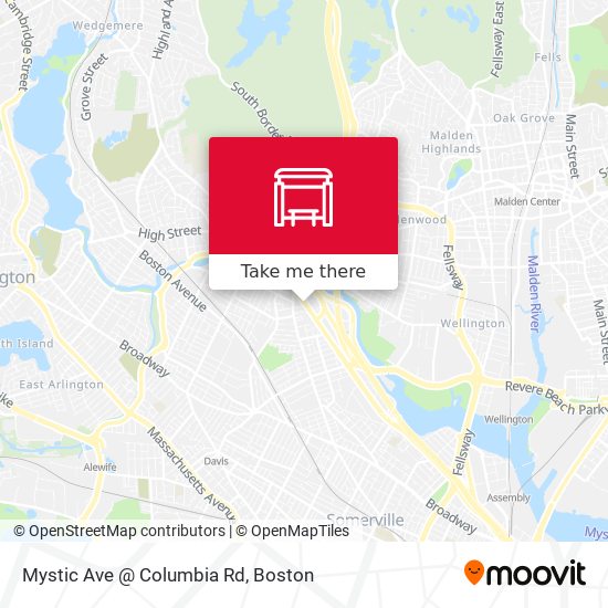Mapa de Mystic Ave @ Columbia Rd
